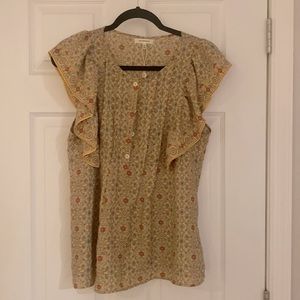 Max Studio Top - Fall Print Size L